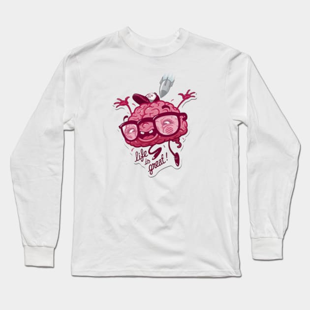 Life is Great Long Sleeve T-Shirt by ajaydesign